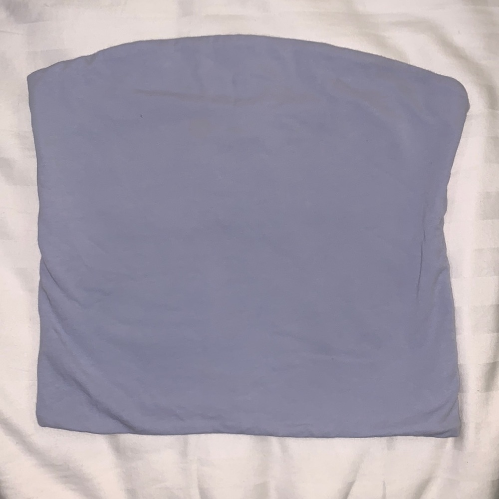Brandy Melville light blue tube top